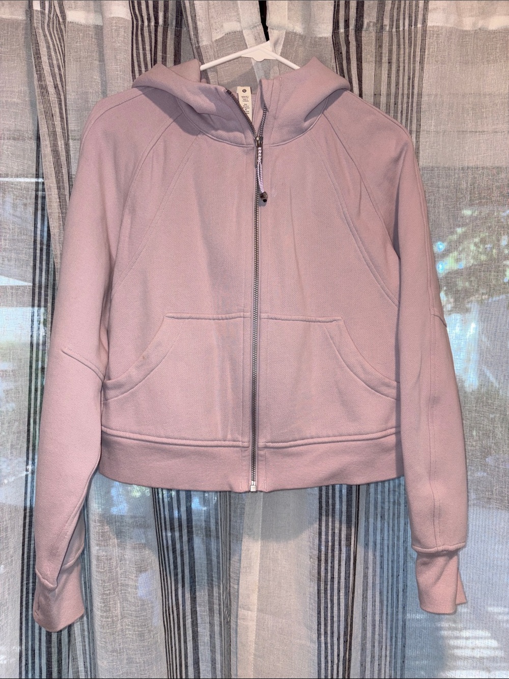 Lululemon Scuba Oversized Full Zip in Lilac Ether xs/s